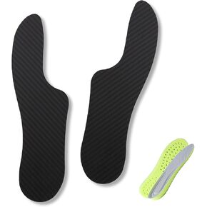 Morton's Extension Insert Orthotic Carbon Fiber Insole Rigid Turf Toe Plate for Men Women for Morton's Toe Turf Toe Hallux Rigidus Arthritis Limitus (1 Pair, 10.65" - Men's 9.5 / Women's Size 10.5)