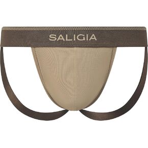 أحزمة SALIGIA Retro Classic - مجموعة ملابس داخلية للرجال من القطن الفاخر مع حقيبة مزدوجة الطبقات قابلة للتنفس وداعمة