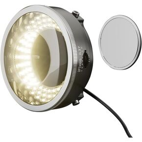 iFixes iL37 Microscope Polarized 96-LED Ring Light Anti Glare Microscope Lamp Illuminator for Soldering Repair Industrial Camera