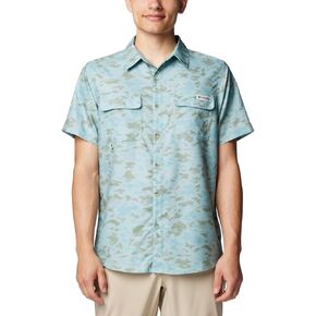 Columbia Men's PFG Uncharted Printed Short Sleeve Shirt