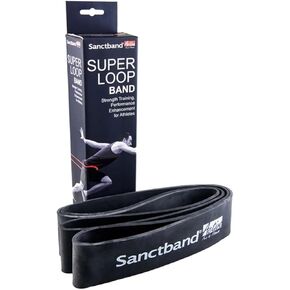 Active Super Loop Band-Black Size: 2 1/2" (W) x 3/16"(T) x 41" (LFL) Super Loop Band (Ultimate) Resistance Training