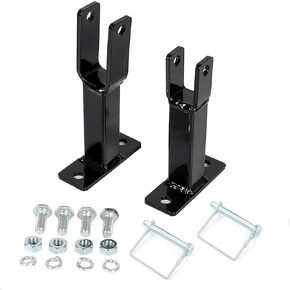 ECOTRIC Lockable Trimmer Rack Single Weed Eater Rack Compatible with Weeder/Extended Trimmer Edger/Straight Shaft Weed-Eater Single Tier String Racks Holder Hold Carrier Mount On Pickup Trailer Pair