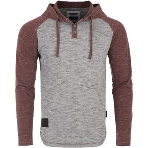 ZIMEGO Mens Long Sleeve Hoodie - Lightweight Hooded Pullover Sweatshirt