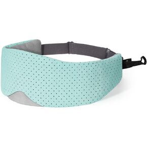 Mavogel Breathable Mesh Sleep Mask - Ultra-Soft Sleep Eye Mask for Men & Women, Full Light Blocking with Upgraded Nose Wire, Adjustable Strap, Lightweight for Travel, Naps, Night Shifts (Mist Green)