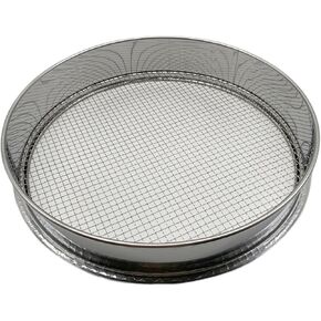 Soil Sieve for Garen -12 inches Soil Sifter for Rocks Compost-Sifting pan (1/4"Mesh Screen)