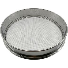 Soil Sieve for Garen -12 inches Soil Sifter for Rocks Compost-Sifting pan (1/4"Mesh Screen)