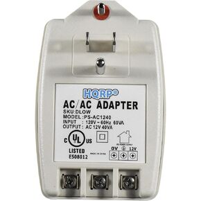 HQRP 120V to 12V AC 40VA Transformer Compatible with Fountain Pump, Lighting Power Supplies, Audio Equipment 120v-to-12v, ETL Listed in Kuwait