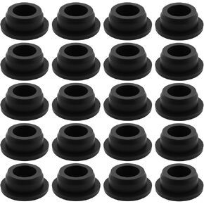 50pcs 13.5x11x10.5mm Silicone Hole Plugs Solid Sealing Hole Plug End Cap Silicone Solid T Type Hole Plug for 10mm Apertures Bottles Pipes Flower Pots