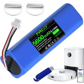 Battery Replacement for HONITURE Q6 Q6 Pro Se, Lydsto R1, Proscenic M7 M7 Max M7 Pro M8 M8 Pro, Uoni V980 Max V980 Plus, Tesvor M2 M1,AIRROBO T20+,Ultenic t10 Pro Robovac Vacuum Sweeper Robot, 5600mAh