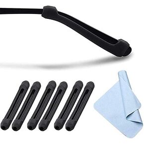 Silicone Eyeglasses Temple Tips Sleeve Retainer,Anti-Slip Elastic Comfort Glasses Retainers
