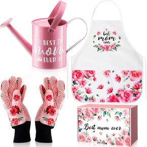 Grandma Gardening Tools Gifts, Garden Gifts for Grandma Included Metal Plants Watering Can Garden Apron Gloves Birthday Christmas Thanksgiving Gifts for Plant Lovers