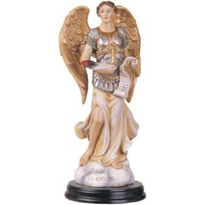 Archangel Gabriel Holy Figurine Religious Decoration Statue, 5"