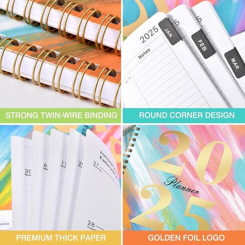 Student Planner 2025-2026 - School Planner, Jul. 2025 - Jun. 2026, 8.5" x 11", 2025-2026 School/Academic Planner with 3-Hole Punched & Stickers in Saudi Arabia
