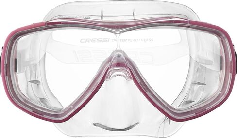 Cressi Adult Single Lens Snorkeling Diving Mask- Excellent View | Onda: made in Italy in Saudi Arabia