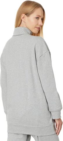 سويت شيرت نسائي من adidas من Stella McCartney برقبة عالية IW6336، رمادي، متوسط in Saudi Arabia