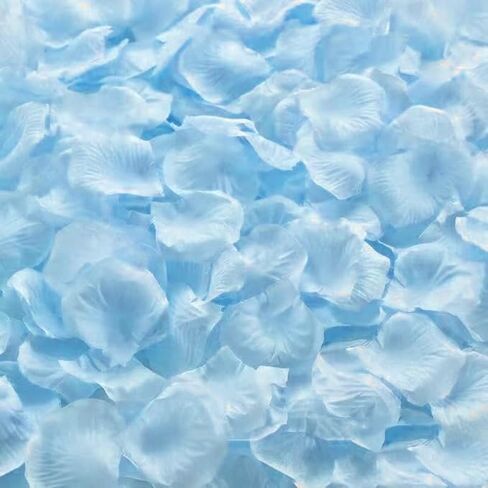 1200 PCS Artificial Fake Rose Petals for Valentine's Day,Romantic Night,Wedding,Engagement,Proposal Anniversary Flower Decorations, Artificial Flower Petals（Green Rose Petals） in Saudi Arabia