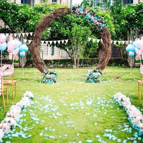 1200 PCS Artificial Fake Rose Petals for Valentine's Day,Romantic Night,Wedding,Engagement,Proposal Anniversary Flower Decorations, Artificial Flower Petals（Green Rose Petals） in Saudi Arabia