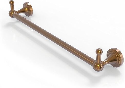 Allied Brass SG-41-36-PEG Sag Harbor Collection 36 Inch Integrated Hooks Towel Bar, 36", Antique Brass in Saudi Arabia