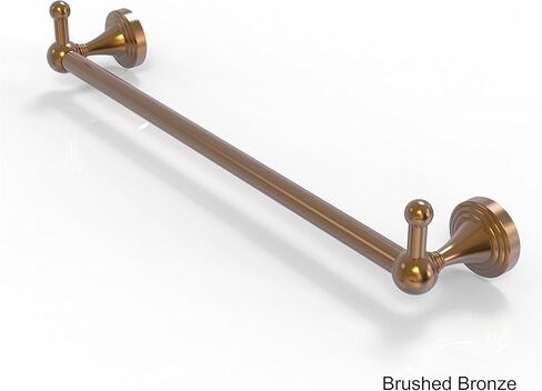Allied Brass SG-41-36-PEG Sag Harbor Collection 36 Inch Integrated Hooks Towel Bar, 36", Antique Brass in Saudi Arabia
