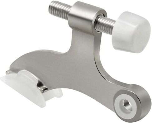 48 Pack Hinge Pin Brushed Nickel Door Stopper, Adjustable Heavy Duty Hinge Pin Door Stop with Rubber Bumper Tips in Kuwait