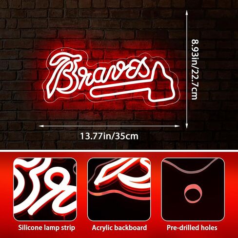 Baseball Neon Sign for Wall Decor Sport Team Neon Light Baseball Fans Neon Sign for Man Cave Dormitory Bar Club Birthday Gifts for Baseball Fans College Student USB Powered(ZKXD318) in Saudi Arabia