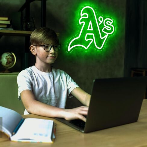 Baseball Neon Sign for Wall Decor Sport Team Neon Light Baseball Fans Neon Sign for Man Cave Dormitory Bar Club Birthday Gifts for Baseball Fans College Student USB Powered(ZKXD318) in Saudi Arabia