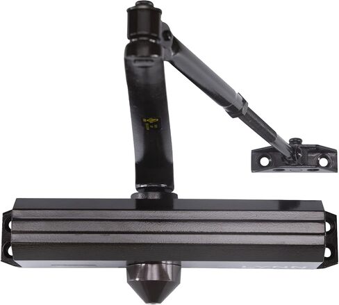 CLG HARDWARE Medium/Heavy Duty Commercial Door Closer DC7016 - Surface Mounted, Grade 1- ADA & UL 3 Hour Fire Rated, Adjustable Size 1-6 for Entrances & Aluminum Storefronts - US26D Aluminum in Kuwait