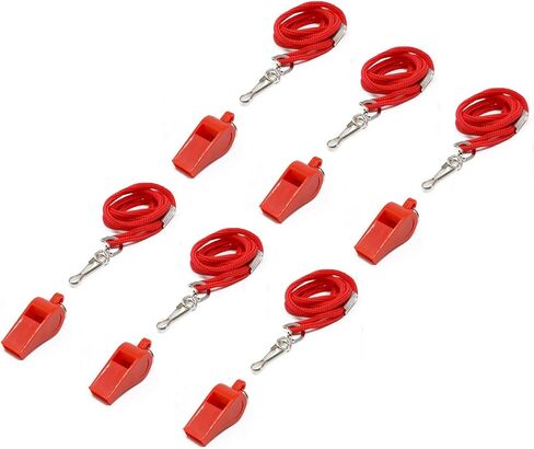 Adoretex Sport Guard Pea Coach Plastic Whistle with Lanyard in Kuwait
