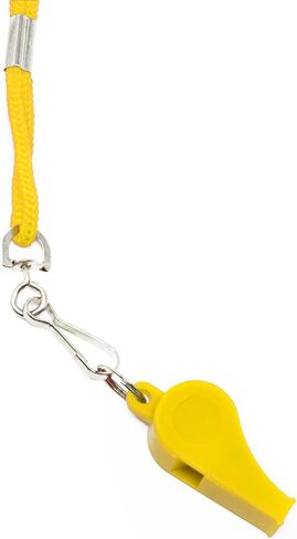 Adoretex Sport Guard Pea Coach Plastic Whistle with Lanyard in Kuwait