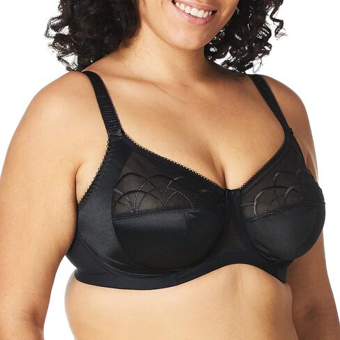 حمالة صدر نسائية Elomi بمقاس كبير Cate Underwire بشريط كامل، أبيض، 36G UK/36I US in Kuwait