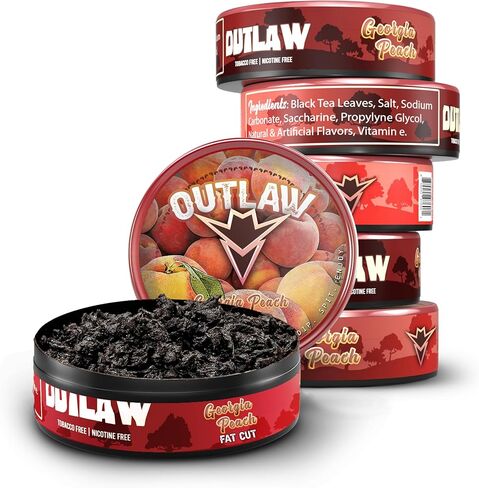 Outlaw Dip - Original - Fat Cut - 6 Pack - Tobacco & Nicotine Free Chew in Saudi Arabia