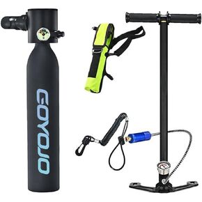 GOYOJO Scuba Tank 0.5L Mini Diving Equipment Underwater Breath System Cylinder Oxygen 6-10 Minutes Portable Lungs Air Buddy