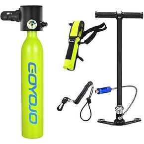 GOYOJO Scuba Tank 0.5L Mini Diving Equipment Underwater Breath System Cylinder Oxygen 6-10 Minutes Portable Lungs Air Buddy