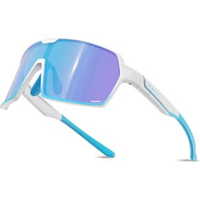 Sports Cycling Sunglasses for Men Women, Ideal for Baseball Fishing Running Motorcycle Bike, TR90 Unbreakable Frame