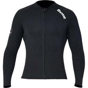 Owntop Wetsuit Tops | Women & Men | 2MM Neoprene Long Sleeve | Flexible & Comfort | YKK Front Zip | Surfing Diving Swimming - All Watersports