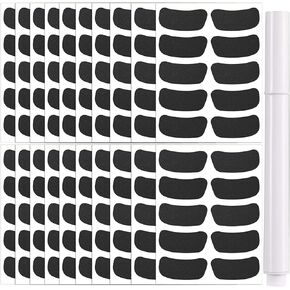 Sazoemao 200 Pairs Sports Eye Black Stickers for Kids,Eye Strips Sports Eye Stickers Breathable Eye Strips for Baseball Football Softball Lacrosse Fans on Game Day,with 1 White Pencil