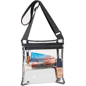 Vorspack Clear Bag Stadium Approved - TPU Clear Purse Clear Crossbody Bag for Women Clear Bags for Concert