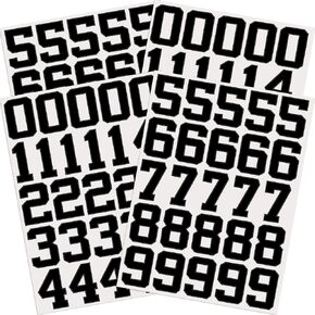 Epakh 102 Pcs Sports Helmet Number Stickers 1.25 Inch in Kuwait