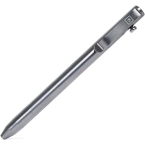 BIG IDEA DESIGN Slim Bolt Action Pen (Titanium Raw)
