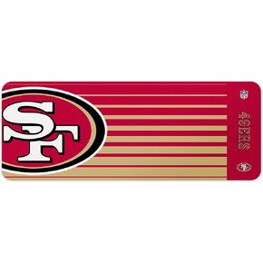SOAR NFL Unisex Multifunctional Desk Mat for Desktop, (31.5"x12") - Ultra Soft Fabric with Non-Slip Rubber Backer - Water Resistant & Durable Nylon Stitching - Officially Licensed NFL, Desk Pad
