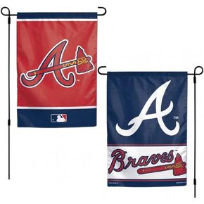 Wincraft MLB Atlanta Braves 12x18 Garden Style 2 Sided Flag, One Size, Team Color