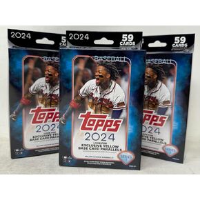 حزم شماعات البيسبول من سلسلة Topps 2024 1 - 3 عبوات شماعات in Kuwait