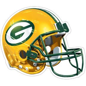 NFL Green Bay Packers Logo Helmet Magnet (Pack of 1)