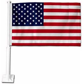 Rico Industries Red, White and Blue Car Flag