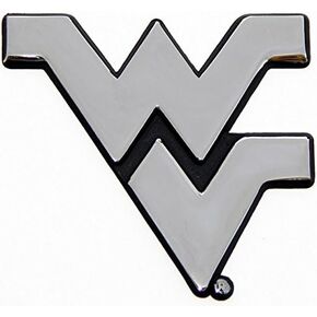 Elektroplate West Virginia University Mountaineers Chrome Plated Premium Metal Emblem Car Truck Motorcycle Logo