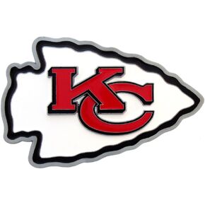 Siskiyou Sports NFL Kansas City Chiefs Large Logo Hitch Cover, Class II & III