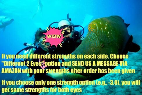 Nearsighted Swim Goggles Snorkeling Mask, Shortsighted Diving Mask Swimming Goggles Snorkeling Gear in Saudi Arabia