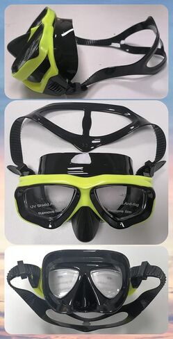 Nearsighted Swim Goggles Snorkeling Mask, Shortsighted Diving Mask Swimming Goggles Snorkeling Gear in Saudi Arabia