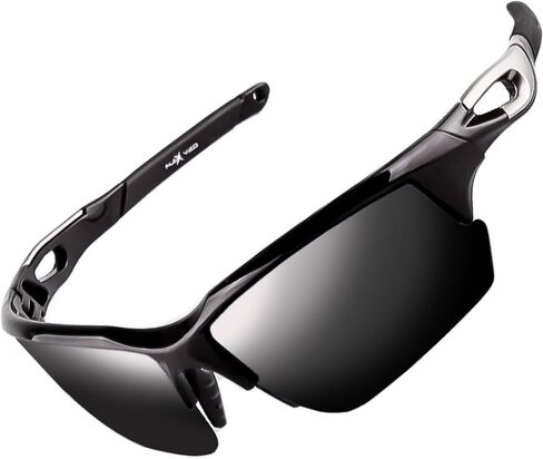 FLEX Polarized Sports Sunglasses for Men & Women. Ultra Tough Lightweight Frame w/HD lens for Cycling Driving Fishing Golf in Saudi Arabia