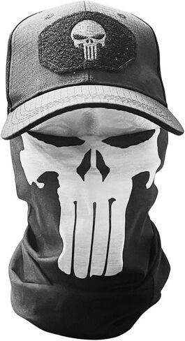 المعاقب الجمجمة أنبوب قناع الوجه الجراب وشاح باندانا قناع الوجه للدراجات النارية ركوب الدراجات تشغيل عصابات الرأس ورياضات السيارات in Kuwait